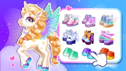 Unicorn Dress up Game for Kids screenshot 1