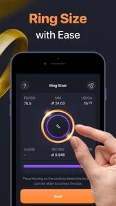 Ring Sizer: Measuring Tool App screenshot 0