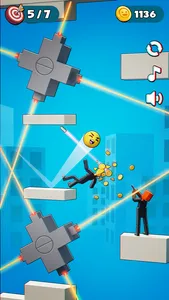 Bullet Smile: Ragdoll Puzzles screenshot 1