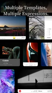 OneLine：EXIF Frame & Watermark screenshot 1
