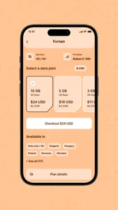 Africa E-SIM screenshot 1