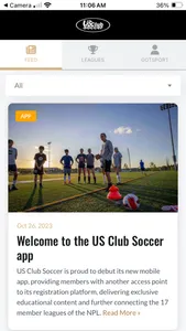 US Club Soccer - Official App screenshot 0