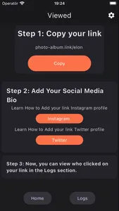 Viewed: My Profile Link screenshot 1