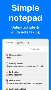 Simple Notes - Take notes screenshot 0