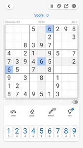 Sudoku - Number Brain Games screenshot 4