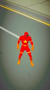 Superhero Run Robot Invasion screenshot 0