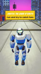 Superhero Run Robot Invasion screenshot 1