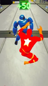 Superhero Run Robot Invasion screenshot 4