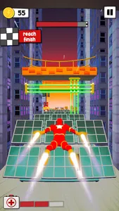 Superhero Run Robot Invasion screenshot 5
