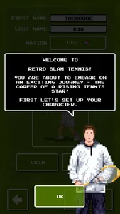Retro Slam Tennis screenshot 1