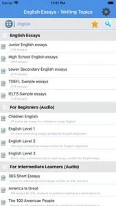 2400 English Essays screenshot 0
