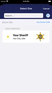Sheriff Connect screenshot 1