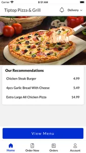 Tiptop Pizza & Grill screenshot 1