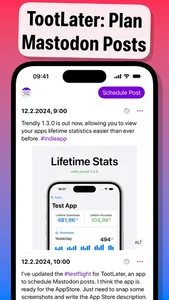 TootLater for Mastodon screenshot 0