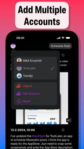 TootLater for Mastodon screenshot 2