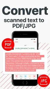 Scanner Document PDF Converter screenshot 1