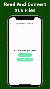 XLS Reader PDF XLSX Converter screenshot 0