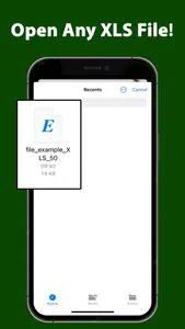 XLS Reader PDF XLSX Converter screenshot 1