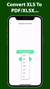 XLS Reader PDF XLSX Converter screenshot 2