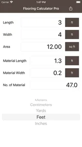 Flooring Calculator Pro screenshot 2