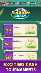 Solitaire Crazy: Win Real Cash screenshot 3