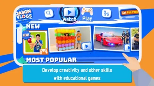 Jason Vlogs: games and videos screenshot 1