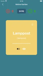 YDS Kelime Kartları screenshot 5