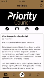 Priority Courier screenshot 0