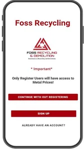 Foss Recycling screenshot 0