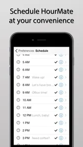 HourMate - Hourly Chime & Time Reminder for Keeping Track of Your Precious Hours screenshot 2