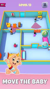 Baby Survival Escape Dad Game screenshot 2