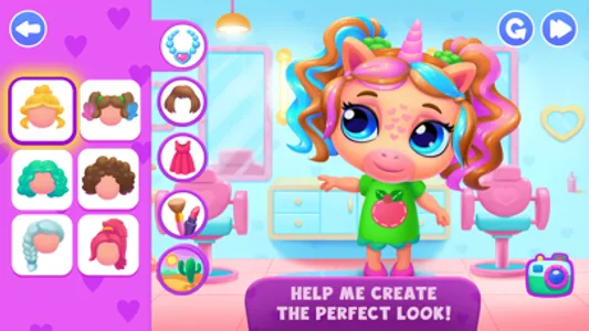 Unicorn Fashionista Kids games screenshot 0