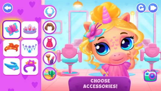 Unicorn Fashionista Kids games screenshot 1