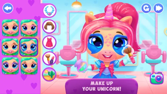 Unicorn Fashionista Kids games screenshot 3