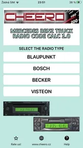 RADIO CODE for MERCEDES TRUCK screenshot 0