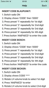 RADIO CODE for MERCEDES TRUCK screenshot 4