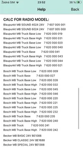 RADIO CODE for MERCEDES TRUCK screenshot 5