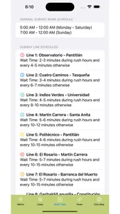 Mexico Subway Map screenshot 2