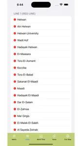 Cairo Subway Map screenshot 2