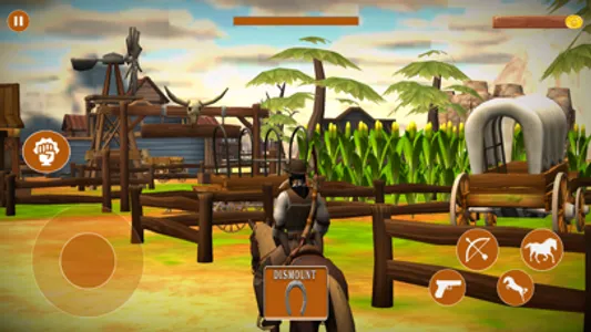Cowboy Horse Racing Games Sim screenshot 0