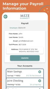 Mize Connect screenshot 1