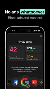 Jet browser - VPN + AdBlock screenshot 4