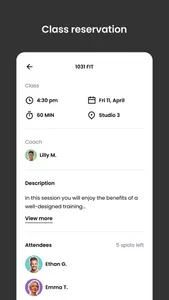 1031 Fitness screenshot 3