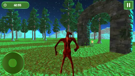 Scary Head Jungle Hunt Games screenshot 2