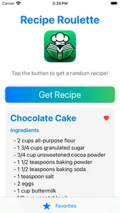 Recipe Roulette - Cooking Fun screenshot 0