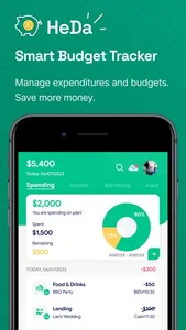 Budget Planner & Tracker: HeDa screenshot 0