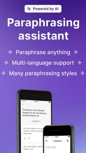 Paraphrase - Rewrite Tool screenshot 0