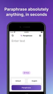 Paraphrase - Rewrite Tool screenshot 1