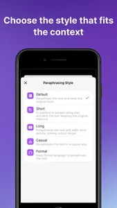 Paraphrase - Rewrite Tool screenshot 3