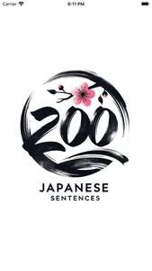 200 Japanese Sentences screenshot 0
